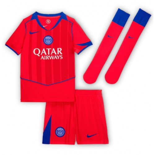 Paris Saint-Germain Khvicha Kvaratskhelia #7 Tredjeställ Barn 2025-26 Kortärmad (+ Korta byxor) Paris Saint-Germain Khvicha Kvaratskhelia #7 Tredjeställ Barn 2025-26 Kortärmad (+ Korta byxor)
